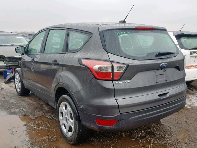 1FMCU0F71HUB86623 - 2017 FORD ESCAPE S GRAY photo 3