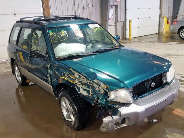 JF1SF65541H711787 - 2001 SUBARU FORESTER S GREEN photo 1