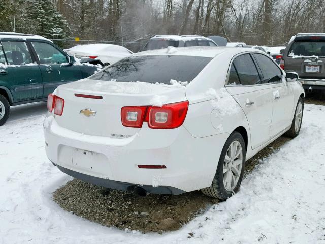 1G11F5SL1FU124859 - 2015 CHEVROLET MALIBU LTZ WHITE photo 4