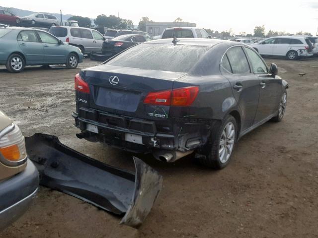 JTHBK262085062289 - 2008 LEXUS IS 250 BLUE photo 4