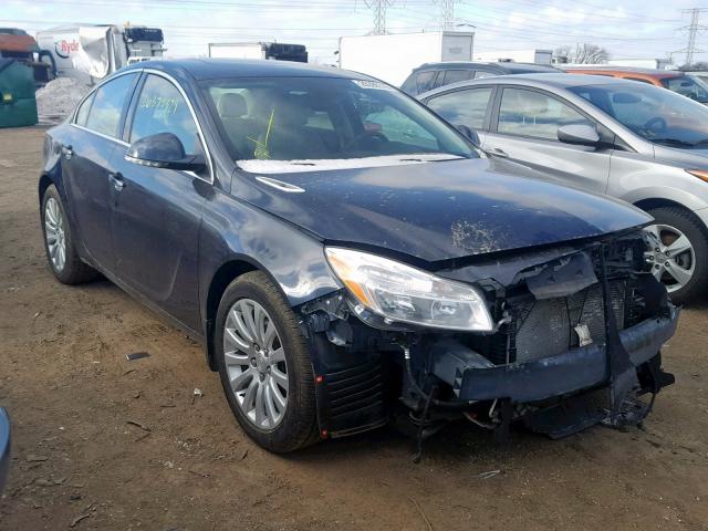 2G4GS5EV8D9178224 - 2013 BUICK REGAL PREM BLUE photo 1