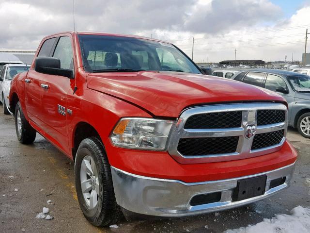 1C6RR7LT2JS164228 - 2018 RAM 1500 SLT RED photo 1