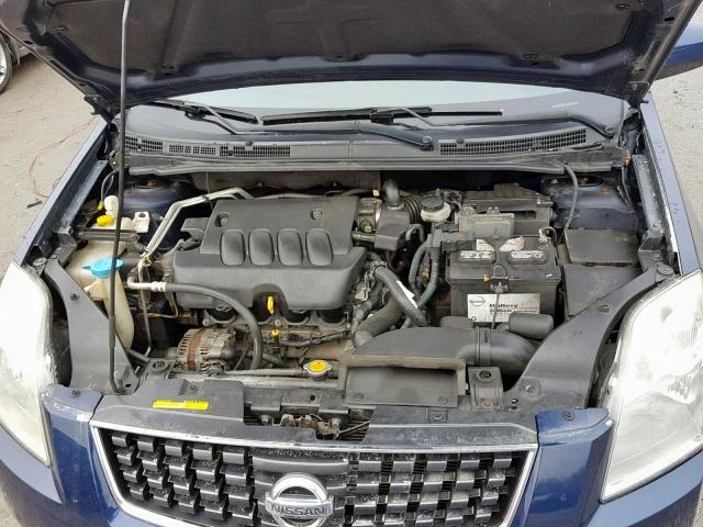 3N1AB61E69L652376 - 2009 NISSAN SENTRA 2.0 BLUE photo 7