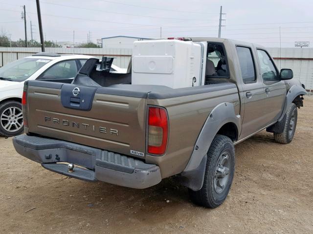 1N6ED27T72C356501 - 2002 NISSAN FRONTIER C TAN photo 4