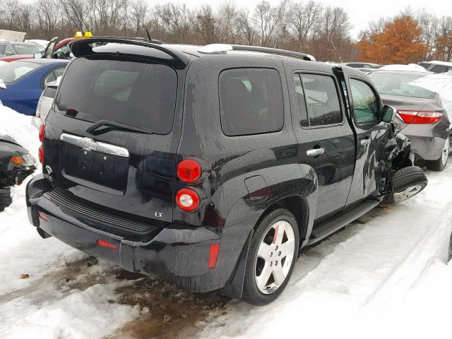 3GNDA53P98S636612 - 2008 CHEVROLET HHR LT BLACK photo 4