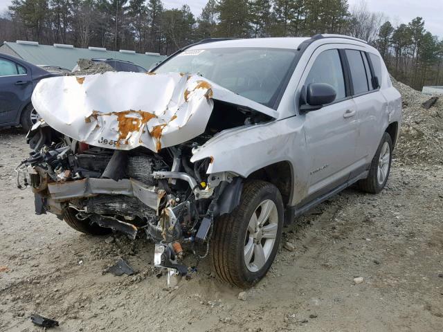 1C4NJDBB1CD514459 - 2012 JEEP COMPASS SP GRAY photo 2