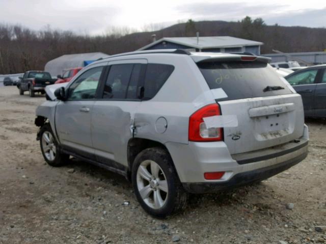 1C4NJDBB1CD514459 - 2012 JEEP COMPASS SP GRAY photo 3