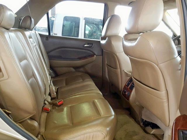 2HNYD18693H504806 - 2003 ACURA MDX TOURIN GOLD photo 6