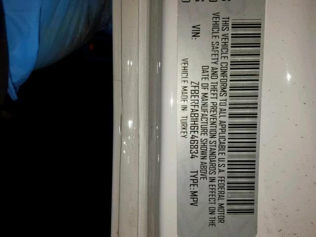 ZFBERFAB1H6E46834 - 2017 RAM PROMASTER 白色 照片 10