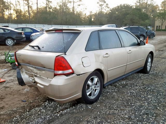 1G1ZT62885F308924 - 2005 CHEVROLET MALIBU MAX GOLD photo 4