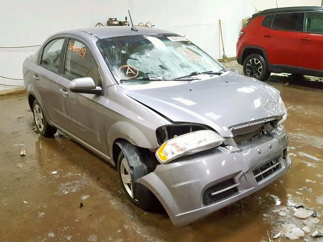 KL1TD5DE6BB206734 - 2011 CHEVROLET AVEO LS GRAY photo 1