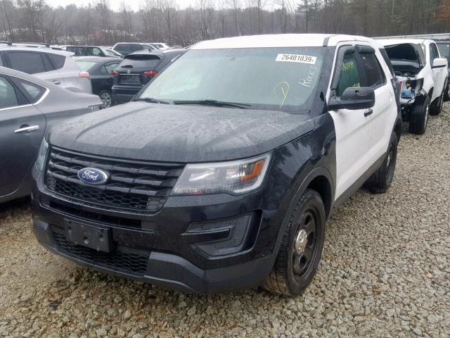 1FM5K8AR6GGA08435 - 2016 FORD EXPLORER P TWO TONE photo 2