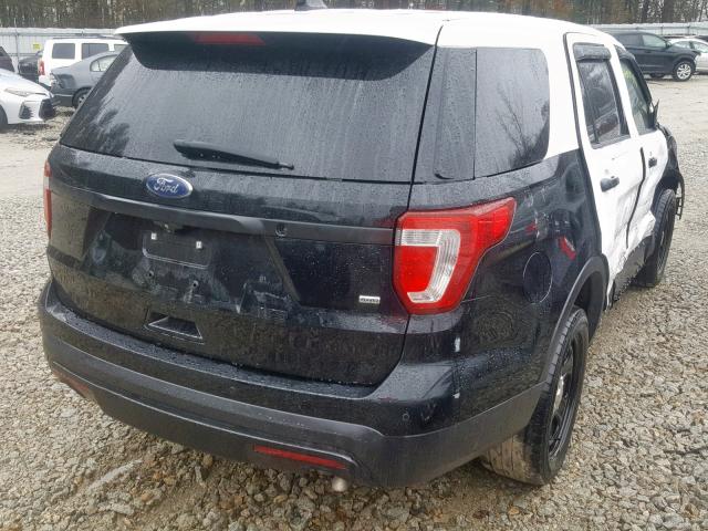 1FM5K8AR6GGA08435 - 2016 FORD EXPLORER P TWO TONE photo 4