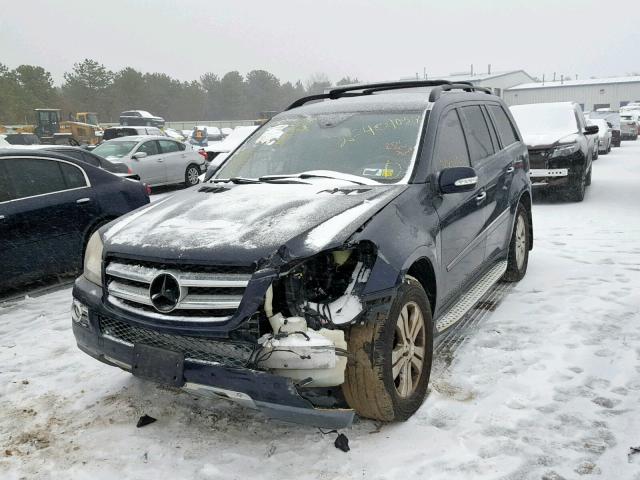 4JGBF71E37A275176 - 2007 MERCEDES-BENZ GL 450 4MA BLUE photo 2