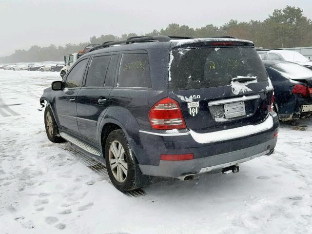 4JGBF71E37A275176 - 2007 MERCEDES-BENZ GL 450 4MA BLUE photo 3