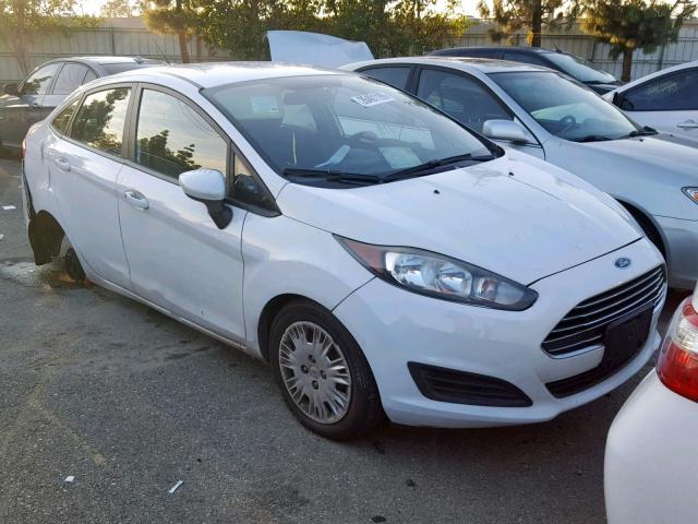 3FADP4AJ2EM117763 - 2014 FORD FIESTA S WHITE photo 1