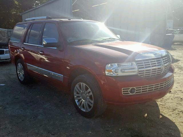 5LMJJ2H56DEL08353 - 2013 LINCOLN NAVIGATOR RED photo 1