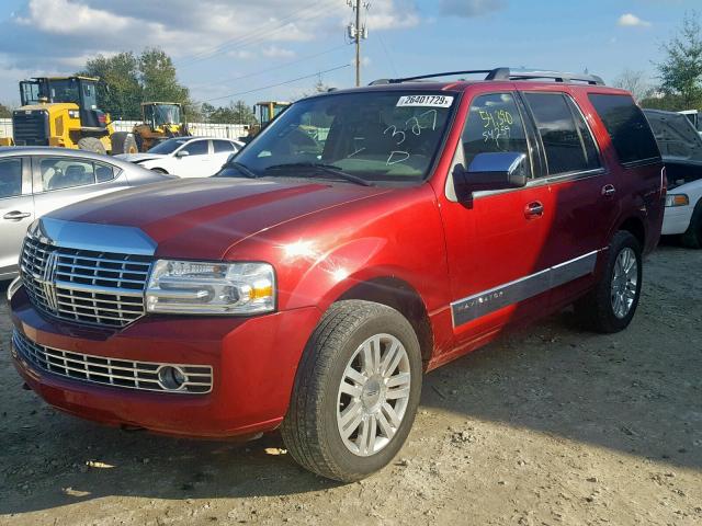 5LMJJ2H56DEL08353 - 2013 LINCOLN NAVIGATOR RED photo 2