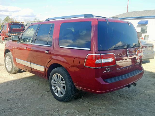 5LMJJ2H56DEL08353 - 2013 LINCOLN NAVIGATOR RED photo 3