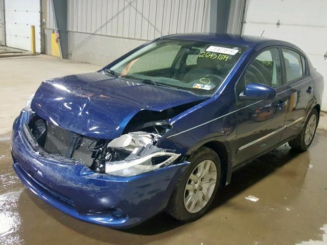 3N1AB6AP7CL626278 - 2012 NISSAN SENTRA 2.0 BLUE photo 2