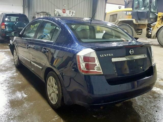 3N1AB6AP7CL626278 - 2012 NISSAN SENTRA 2.0 BLUE photo 3