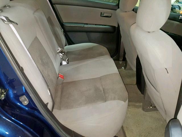 3N1AB6AP7CL626278 - 2012 NISSAN SENTRA 2.0 BLUE photo 6