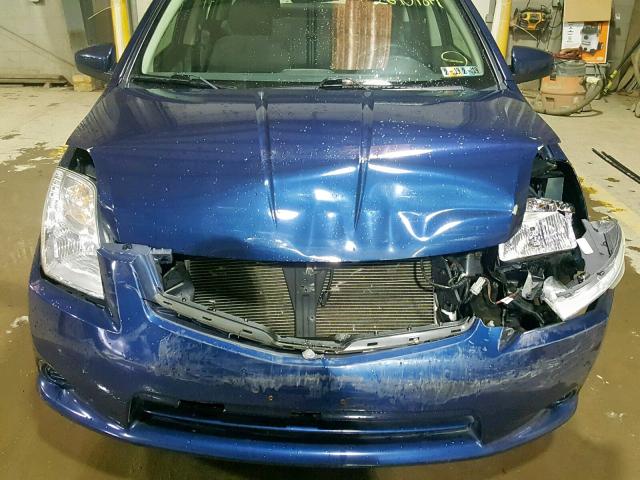 3N1AB6AP7CL626278 - 2012 NISSAN SENTRA 2.0 BLUE photo 9