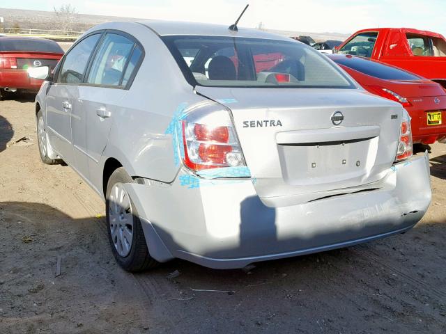 3N1AB61E69L679271 - 2009 NISSAN SENTRA 2.0 SILVER photo 3