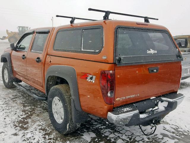 1GCDT136448213345 - 2004 CHEVROLET COLORADO ORANGE photo 3