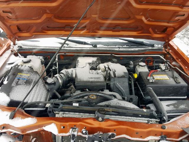 1GCDT136448213345 - 2004 CHEVROLET COLORADO ORANGE photo 7