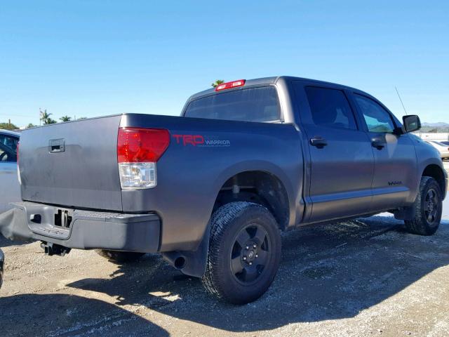 5TFDY5F1XCX241387 - 2012 TOYOTA TUNDRA CRE CHARCOAL photo 4