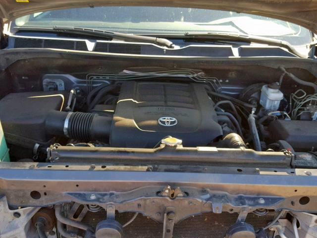 5TFDY5F1XCX241387 - 2012 TOYOTA TUNDRA CRE CHARCOAL photo 7