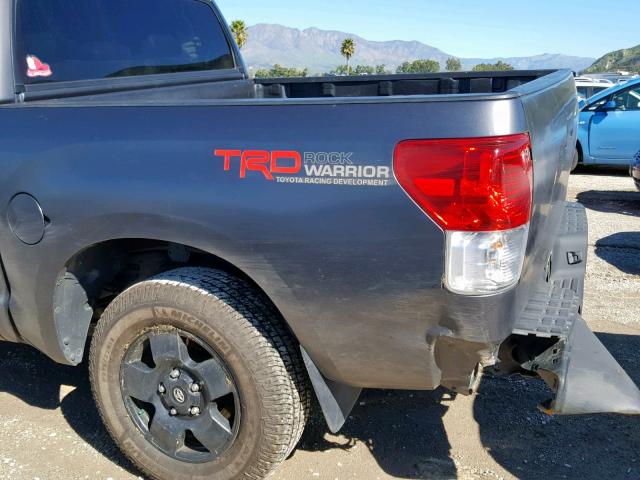 5TFDY5F1XCX241387 - 2012 TOYOTA TUNDRA CRE CHARCOAL photo 9