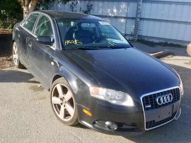 WAUEF78E77A028862 - 2007 AUDI A4 S-LINE BLACK photo 1