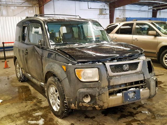 5J6YH28696L012956 - 2006 HONDA ELEMENT EX BLACK photo 1