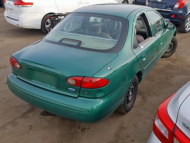 1FALP6535SK104463 - 1995 FORD CONTOUR GL GREEN photo 4