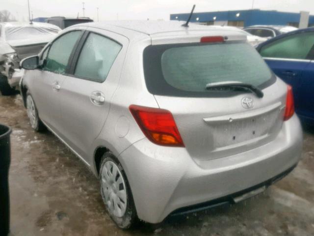 VNKKTUD30HA075094 - 2017 TOYOTA YARIS L SILVER photo 3