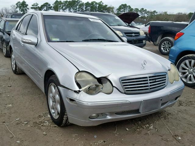 WDBRF61J31F056351 - 2001 MERCEDES-BENZ C 240 SILVER photo 1