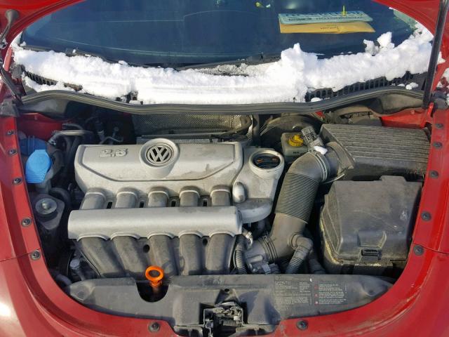 3VWRW31CX8M517392 - 2008 VOLKSWAGEN NEW BEETLE Qırmızı foto 7