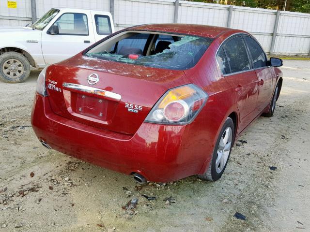 1N4BL21E37C235755 - 2007 NISSAN ALTIMA 3.5 BURGUNDY photo 4