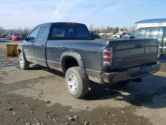 3D3KU28D73G743441 - 2003 DODGE RAM 2500 S Սև լուսանկար 3