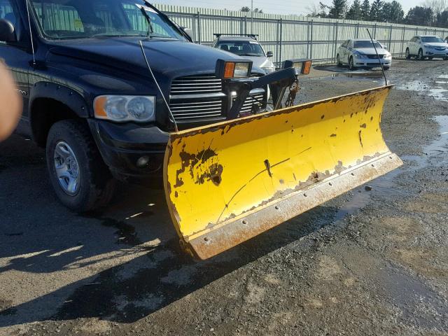 3D3KU28D73G743441 - 2003 DODGE RAM 2500 S Սև լուսանկար 9