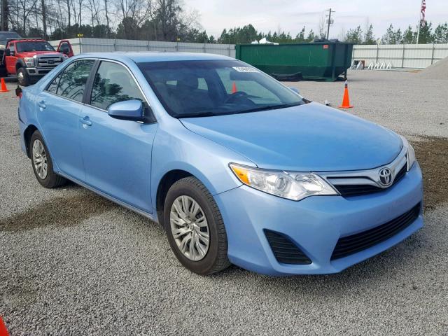 4T4BF1FK6DR279993 - 2013 TOYOTA CAMRY L BLUE photo 1