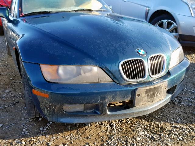 4USCH7326VLB77991 - 1997 BMW Z3 1.9 GREEN photo 9