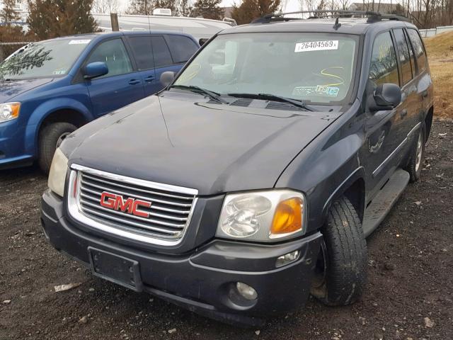 1GKDT13S172162315 - 2007 GMC ENVOY BLACK photo 2