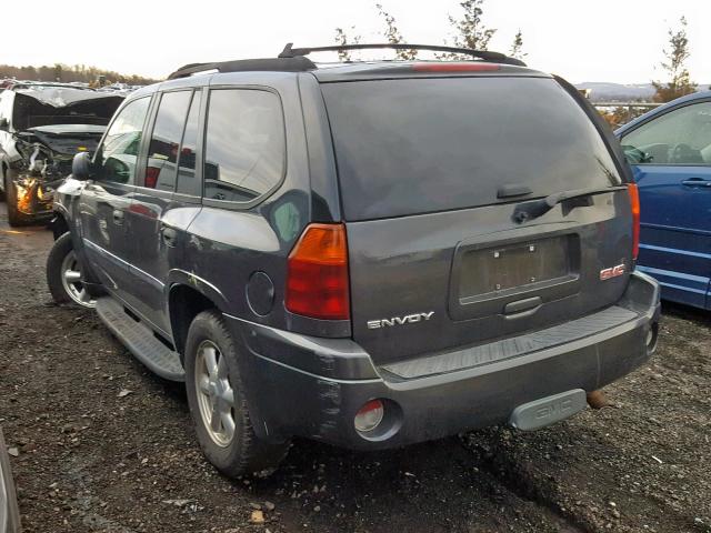 1GKDT13S172162315 - 2007 GMC ENVOY BLACK photo 3