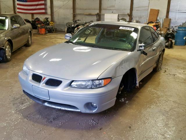 1G2WP12K3YF271433 - 2000 PONTIAC GRAND PRIX SILVER photo 2