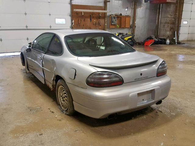 1G2WP12K3YF271433 - 2000 PONTIAC GRAND PRIX SILVER photo 3