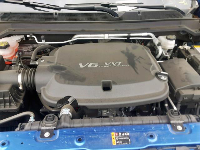1GCGSCEN0J1183619 - 2018 CHEVROLET COLORADO L BLUE photo 7