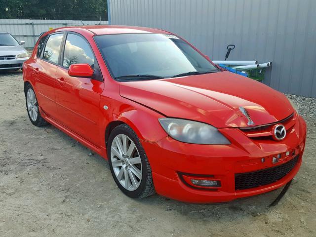 JM1BK34L671626987 - 2007 MAZDA SPEED 3 RED photo 1